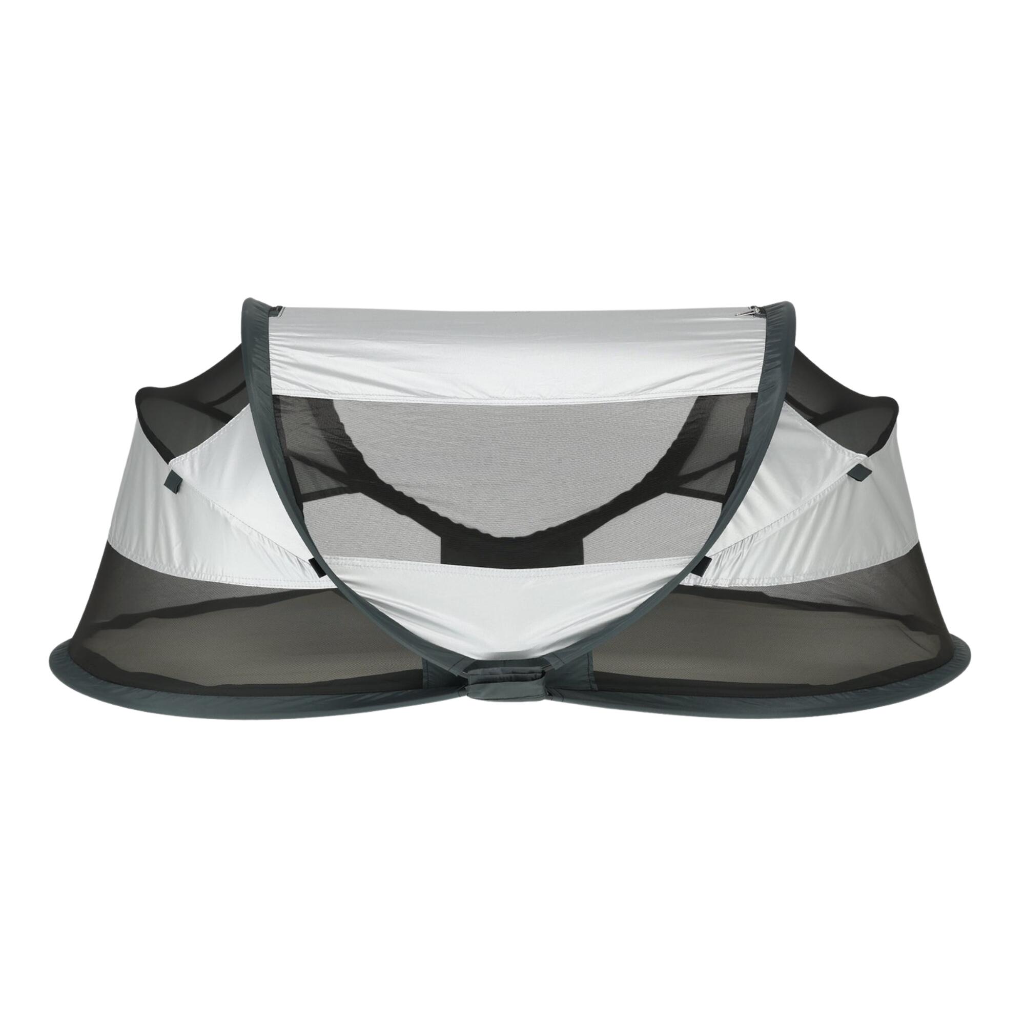 Baby Luxe Campingbedje - Inclusief zelfopblaasbare matras - Zilver 3/8