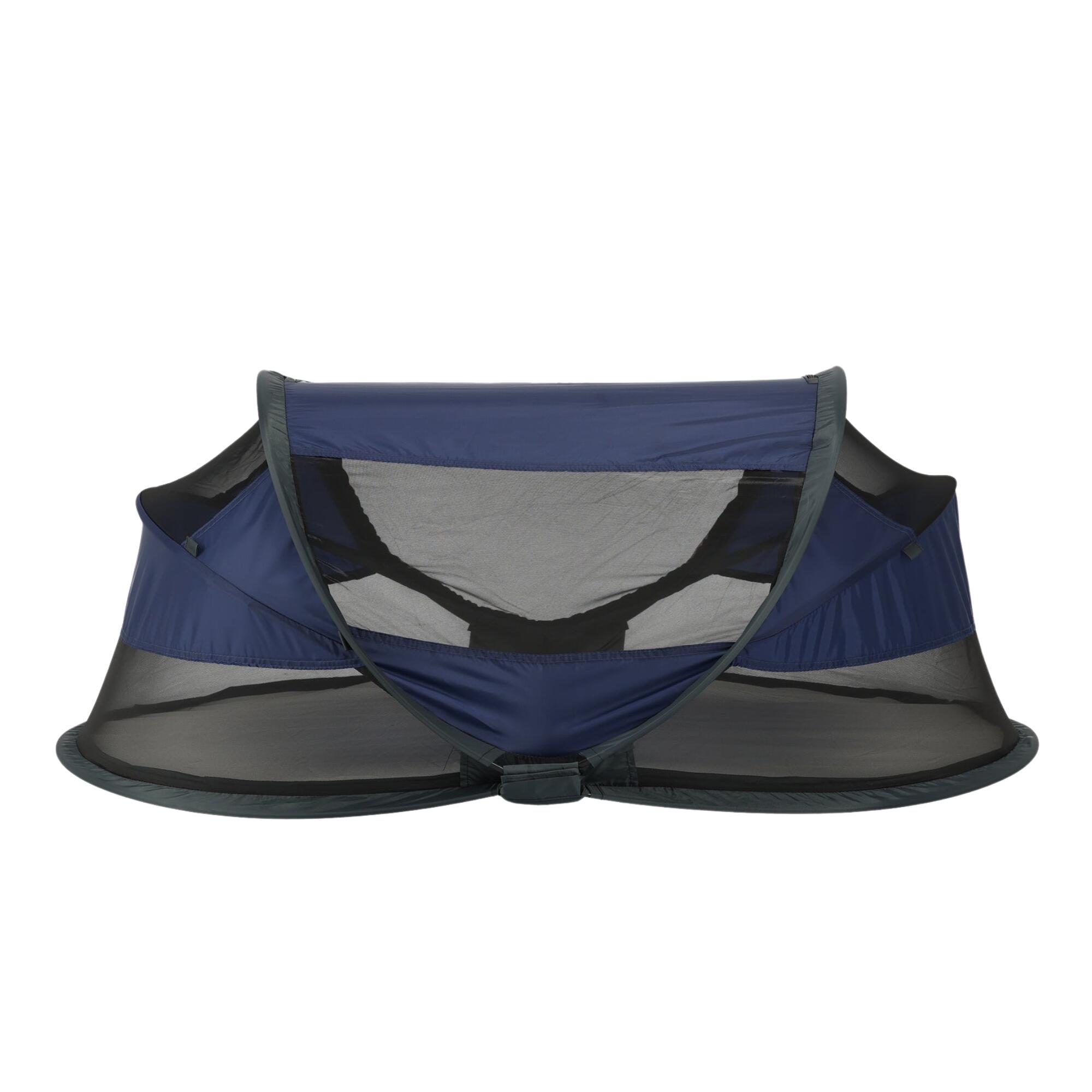 Deryan Baby Luxe Campingbedje – Inclusief zelfopblaasbare matras - Navy 3/7