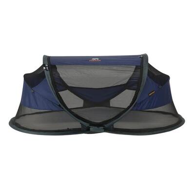 Deryan baby luxe campingbedje – inclusief zelfopblaasbare matras - navy