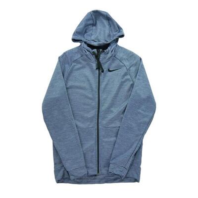 Tweedehands - heren volledige rits grijze hoodie - als nieuw