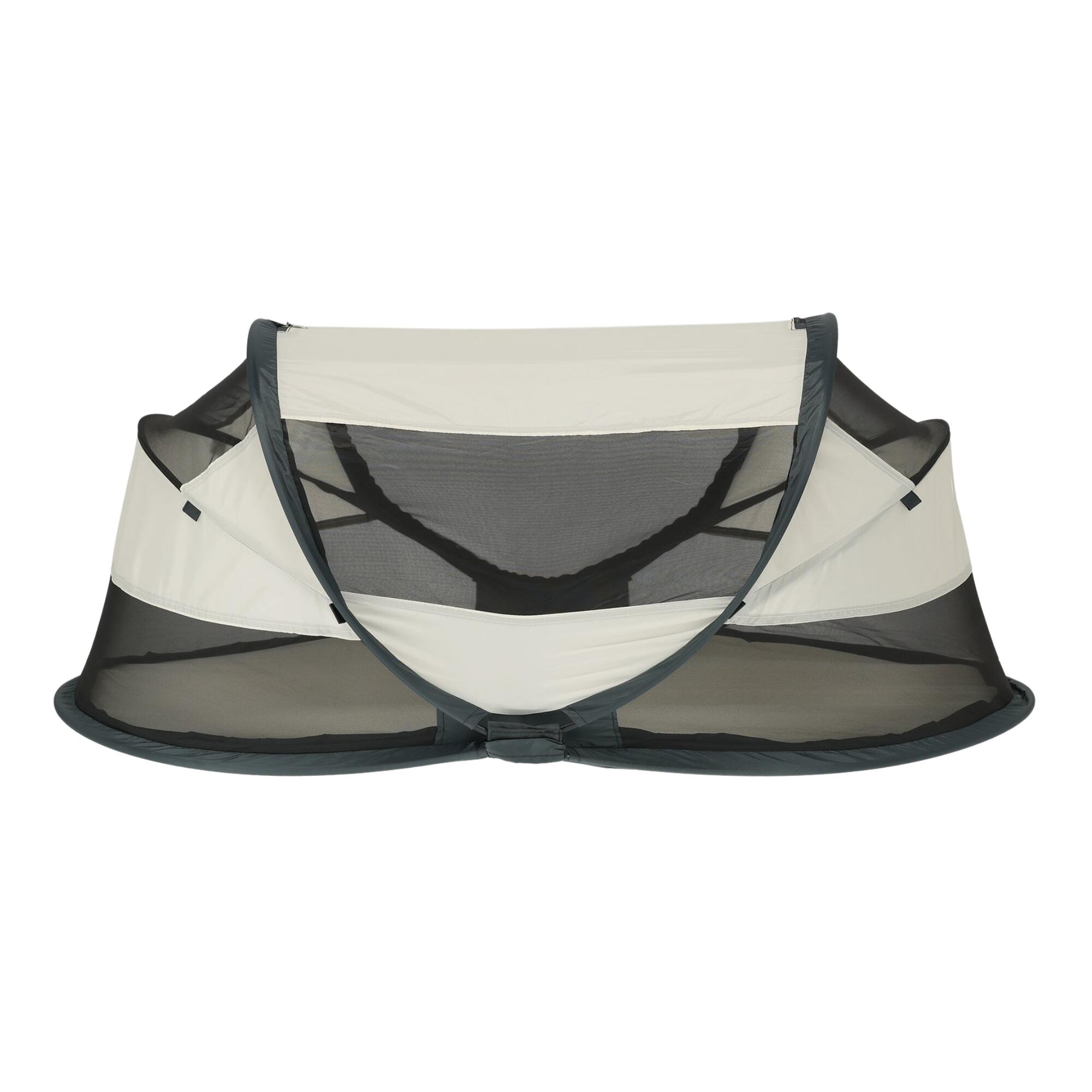 Baby Luxe Campingbett - Inklusive selbstaufblasender Matratze - Creme 3/8