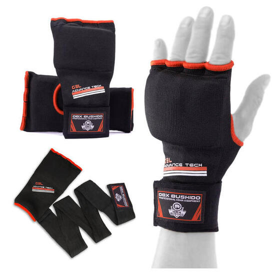Gel-Handschuhe, Boxbandagen DBX Bushido