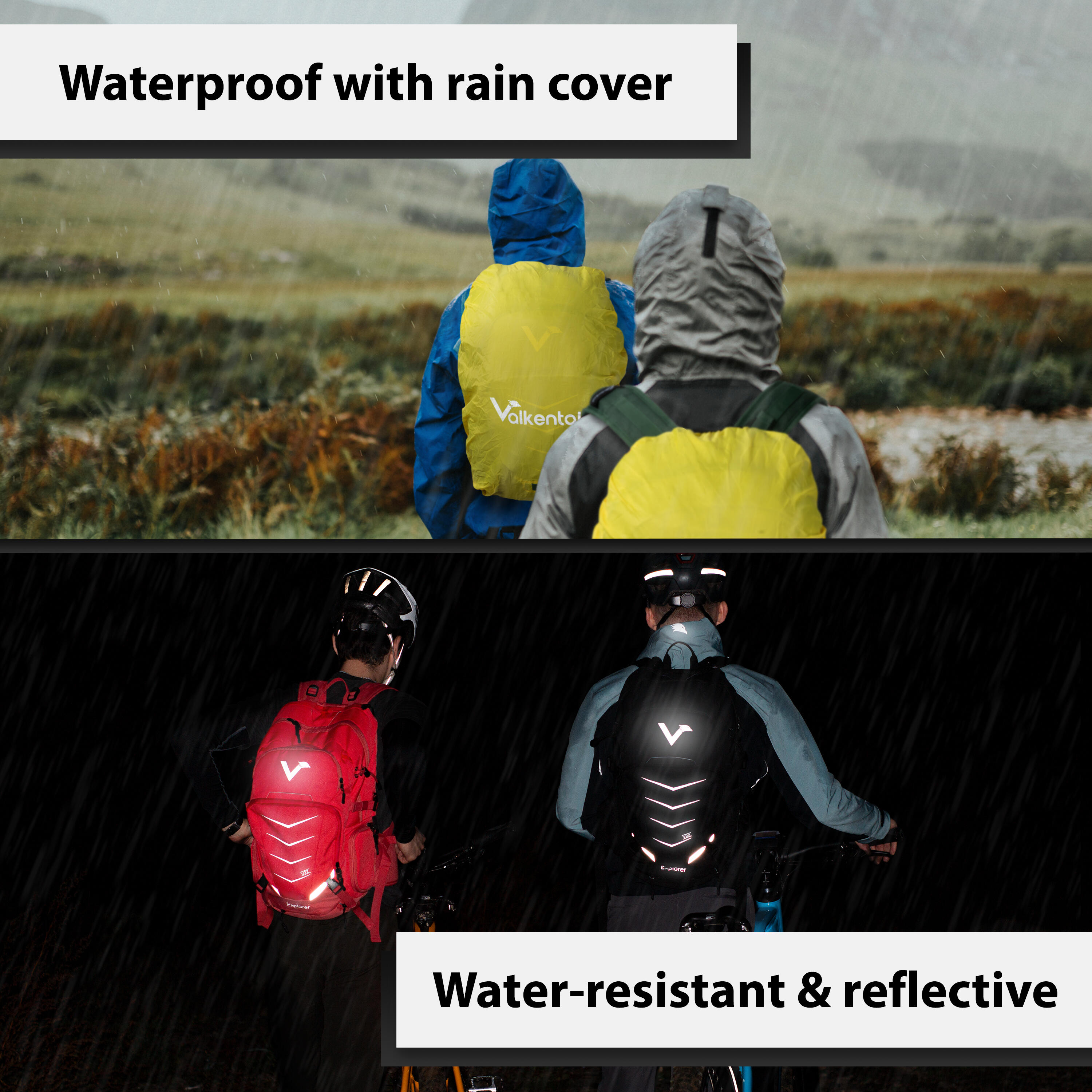 Rucksack Wanderrucksack Naturwandern Reiserucksack Wasserfest 22 L - Explorer 5/6