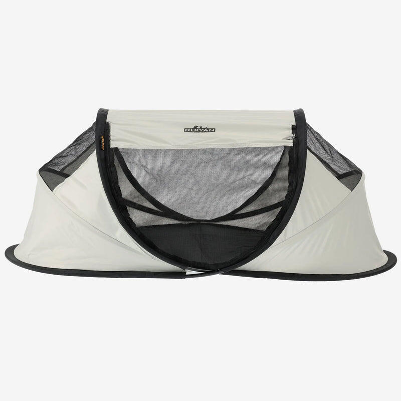 Deryan - Deryan Dogs & Cats - Lit De Voyage Pop-up Luxe - Enclos - Cage Pliable - Corbeille Pour Chien - Beige - Moyen - Decathlon