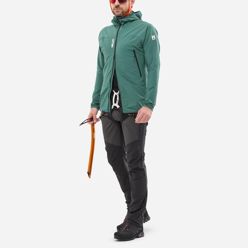 Geacă softshell bărbați Millet Fusion XCS Hoodie