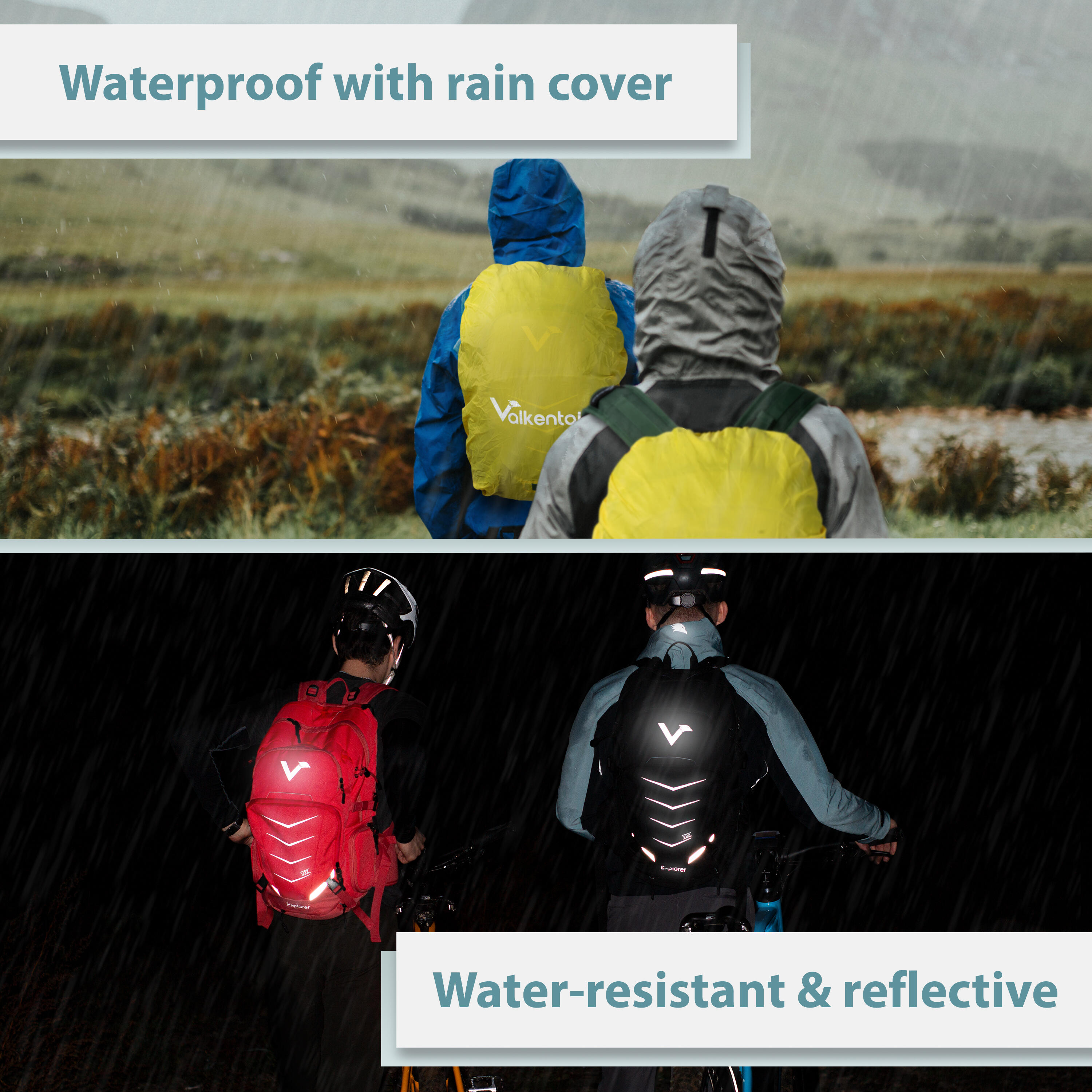 Rucksack Wanderrucksack Naturwandern Reiserucksack Wasserfest 22 L - Explorer 5/7