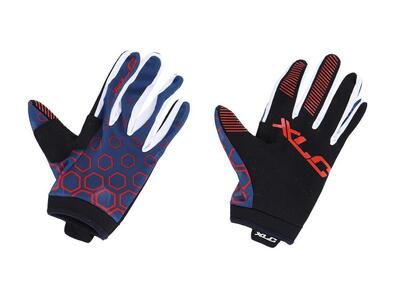 Xlc handschoen met lange vingers mtb cg-l14 blauw-rood