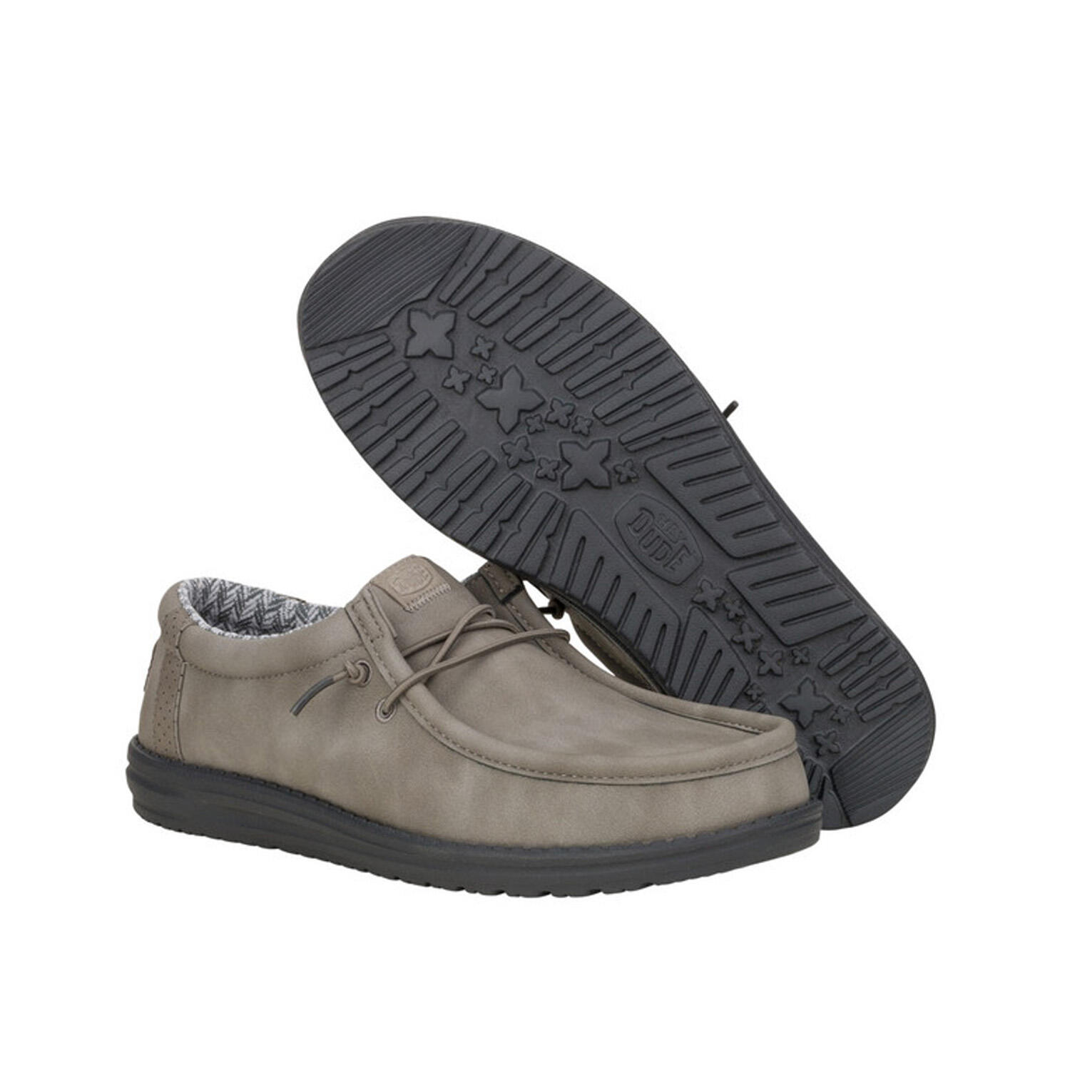 Herren Sneaker Hey Dude Wally Classic Grau 3/5
