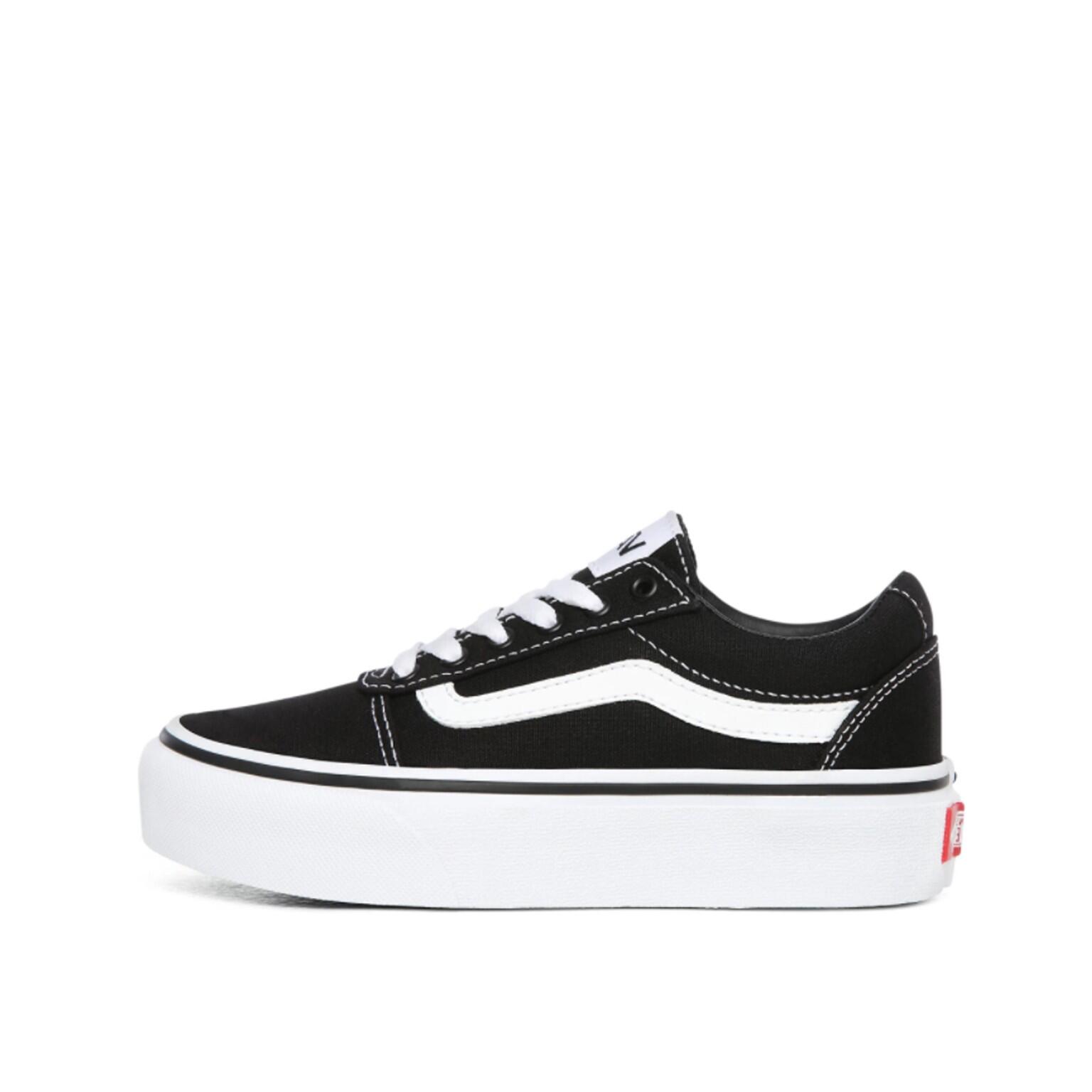Vans - Chaussures Enfants Vans Ward Platform Noir - Chaussures De Sport - Noir - 32 - Decathlon