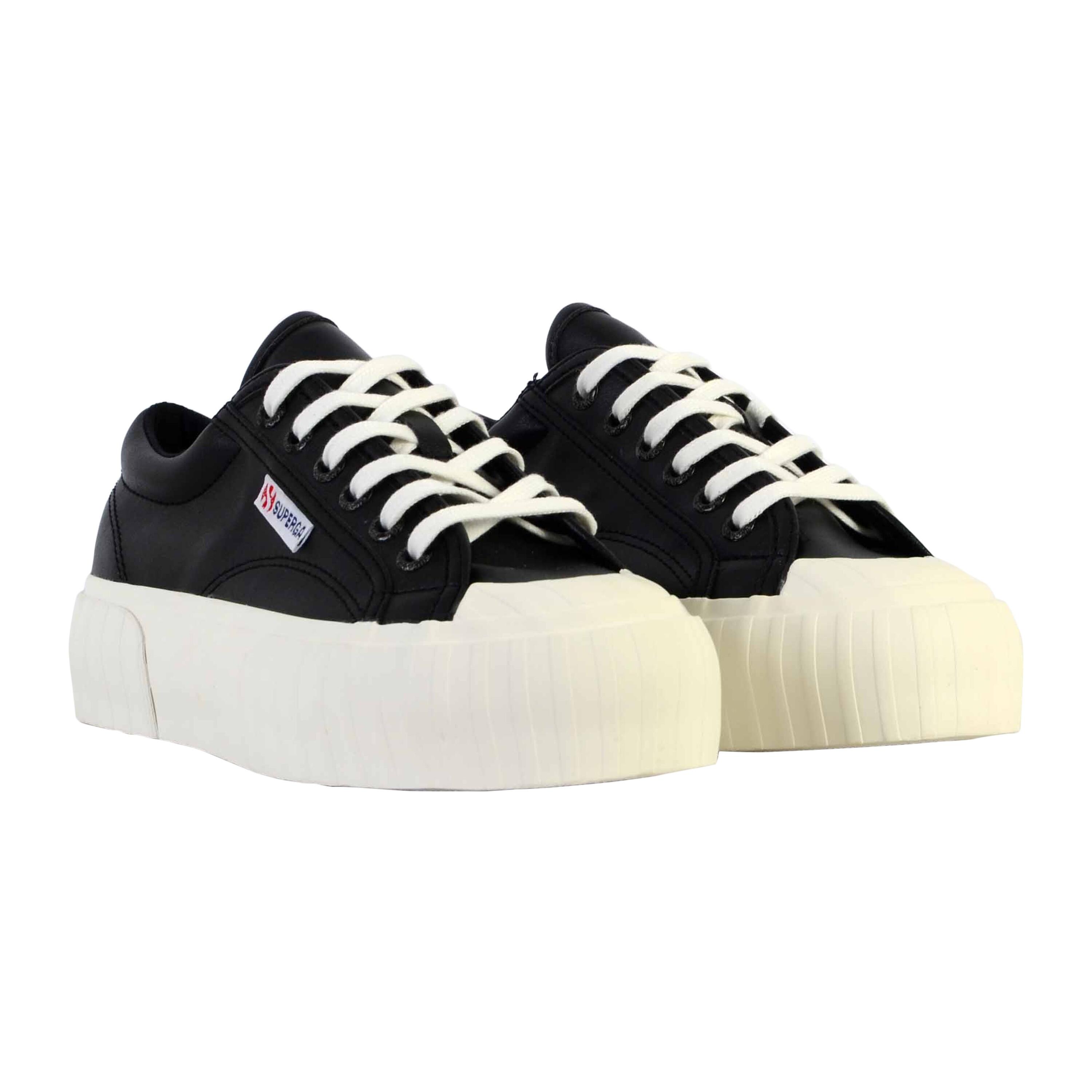 Superga - Zapatilla negra S21222W-2631-ACK 3/5