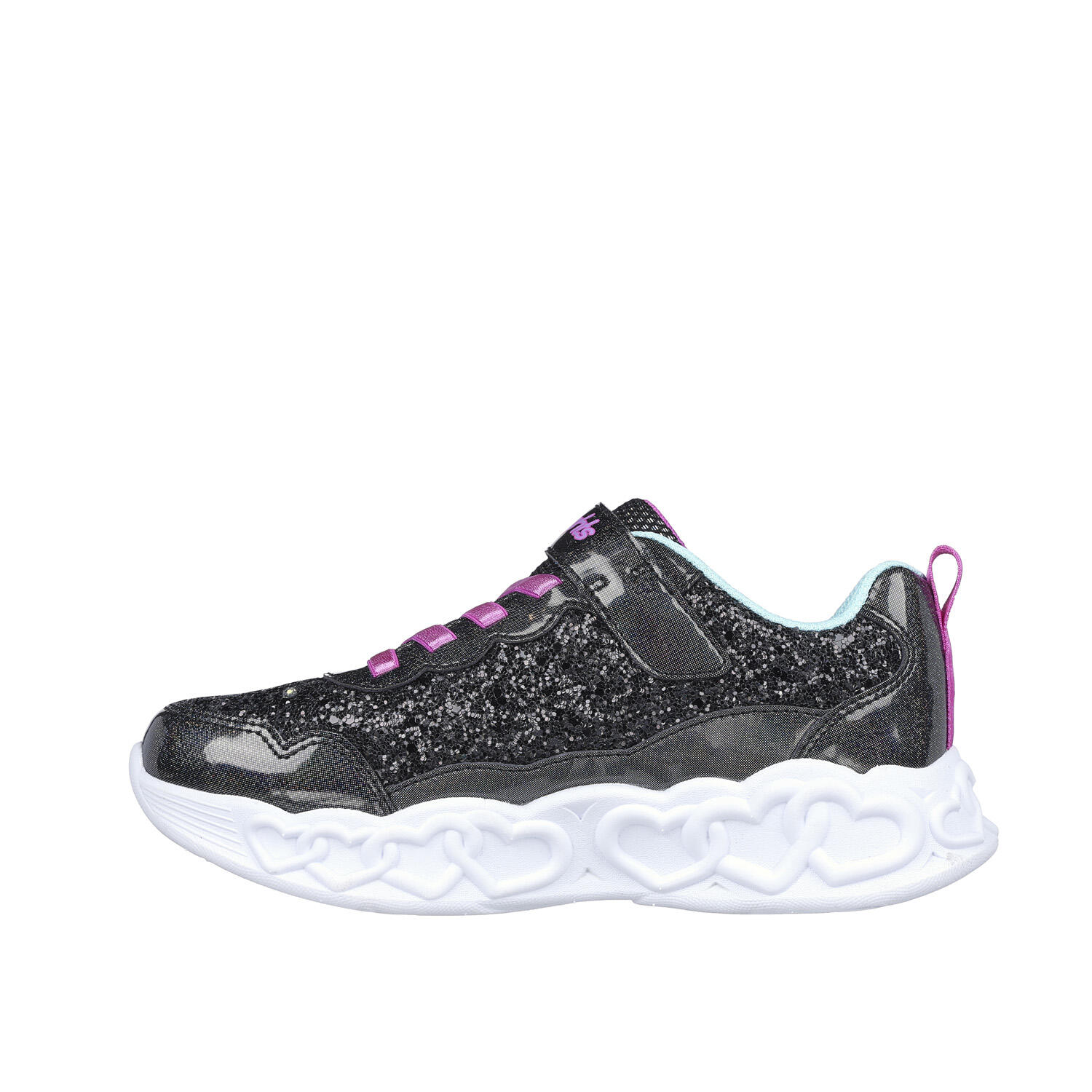 Skechers - Infinite heart negro/plata 303752L BKTQ 2/2