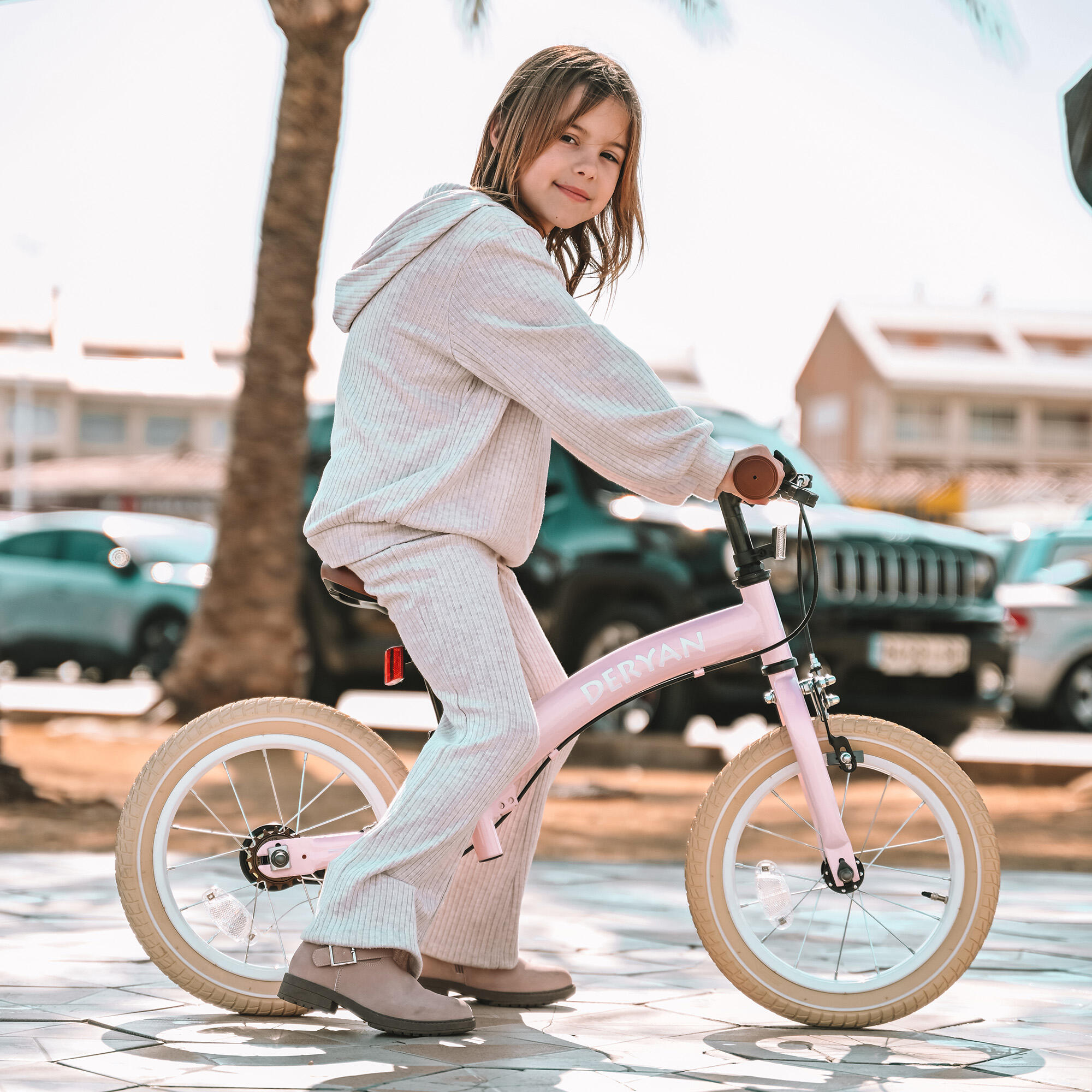 Deryan 3-in-1 Kinderfahrrad - 12 inch - Laufrad - Inkl. Stützräder 7/7