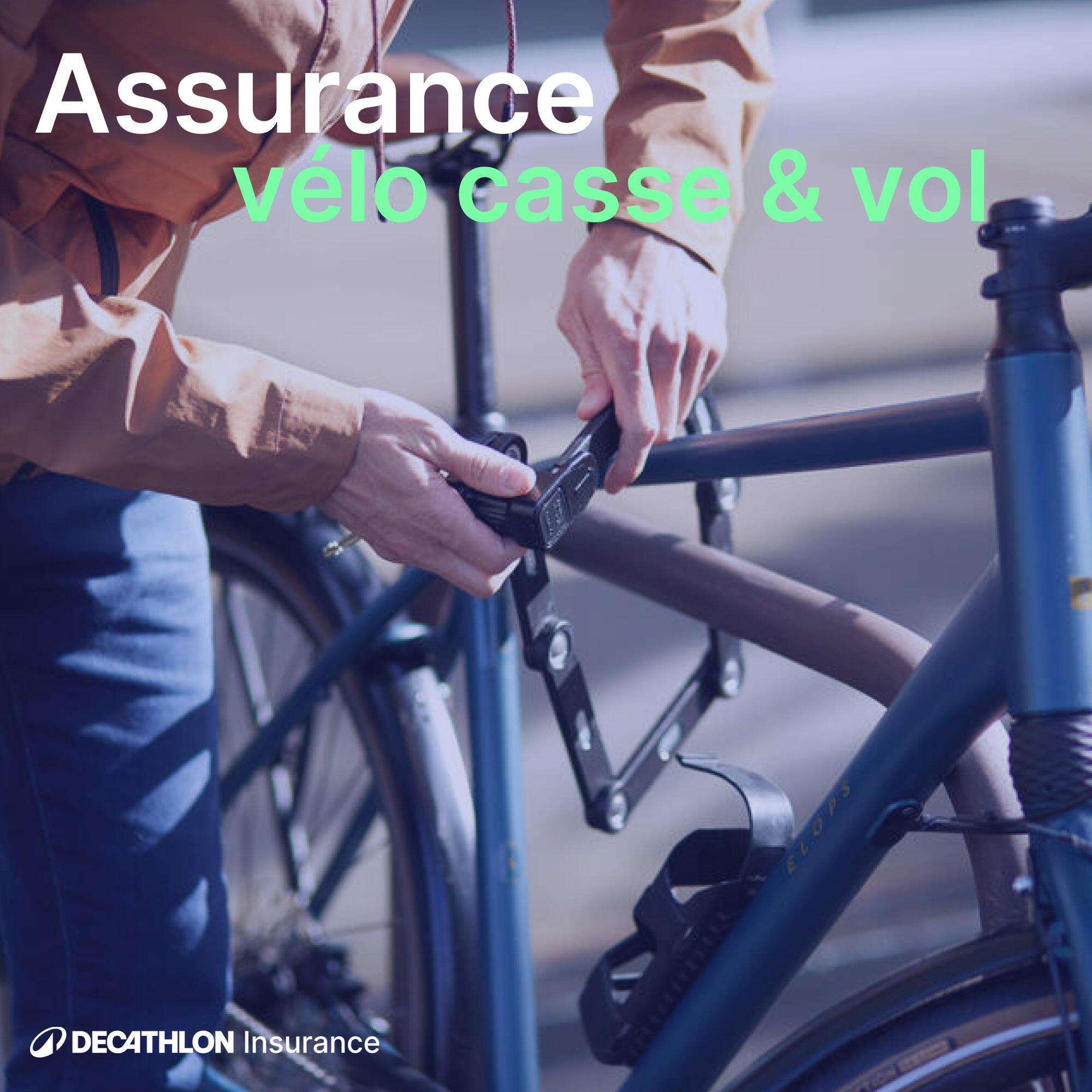 Assurance casse & vol vélo de 750 à 999,99 euros - 1 an 1/2