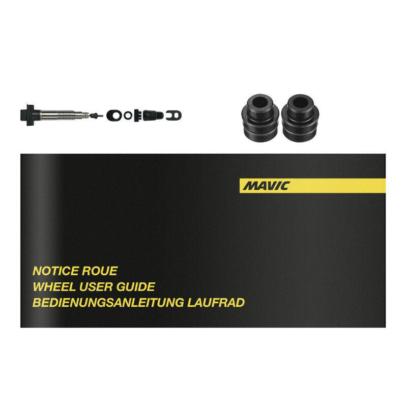 Roue gravel avant 6 trous axe traversant cassette jante Mavic 700 Allroad Tubele 3/3