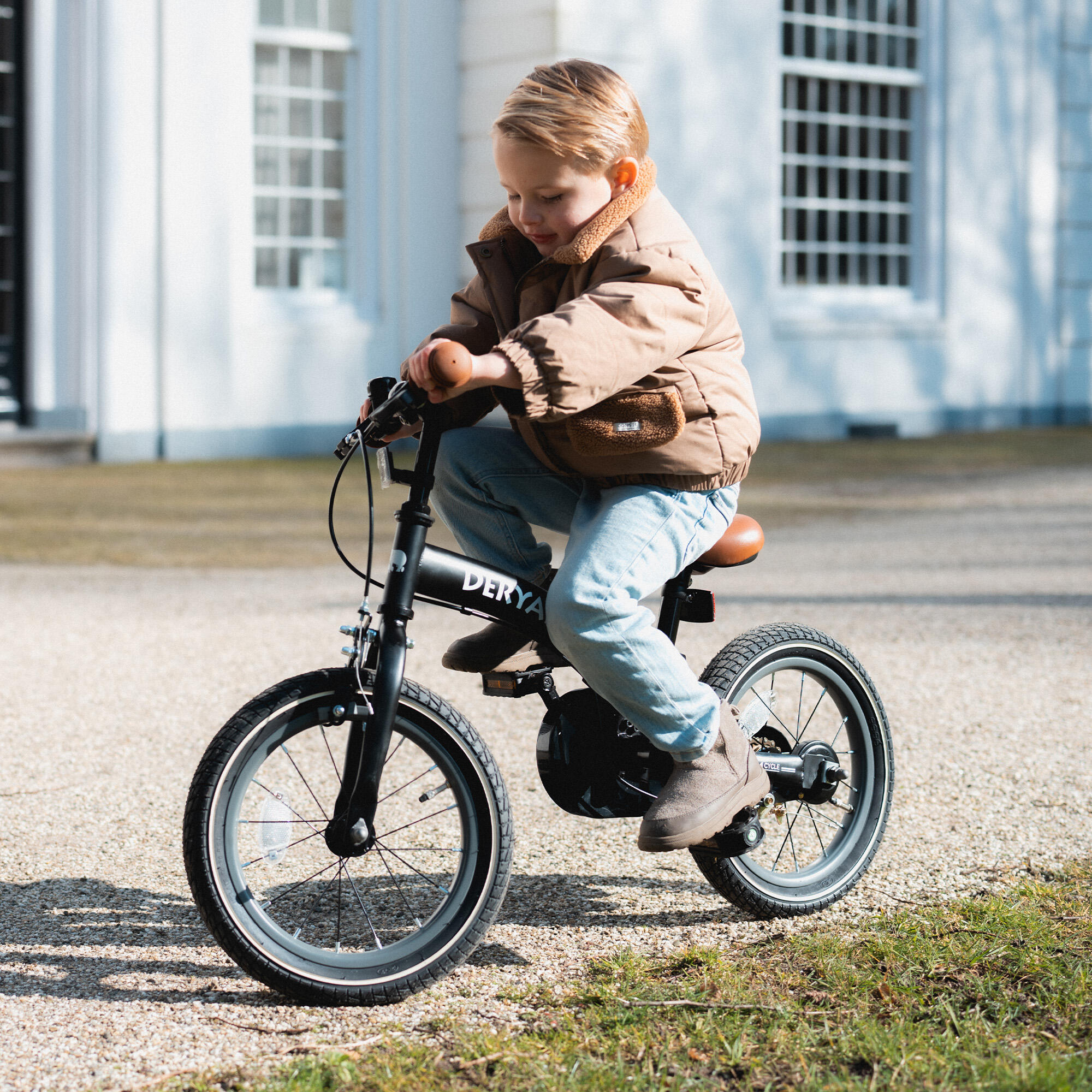 Deryan 3-in-1 Kinderfiets 14 inch - Loopfiets - Inc. zijwieltjes 5/8