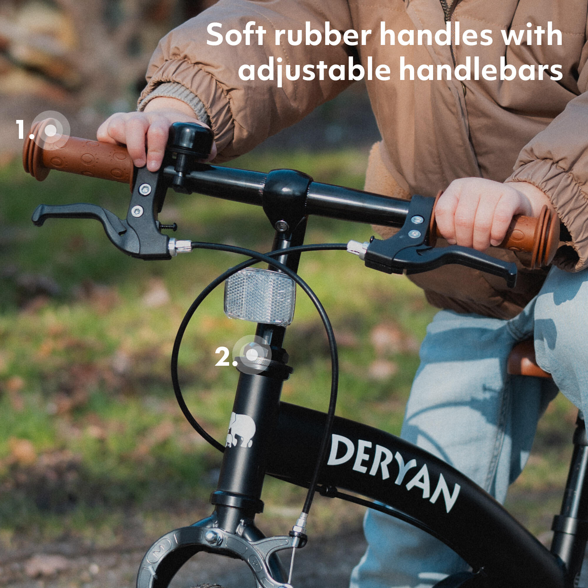 Deryan 3-in-1 Kinderfiets 14 inch - Loopfiets - Inc. zijwieltjes 4/8