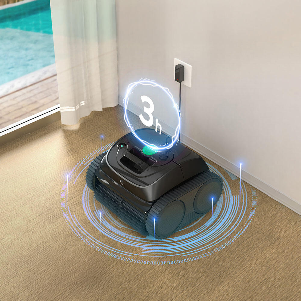 Robot nettoyeur de piscine sans fil C1 2/7