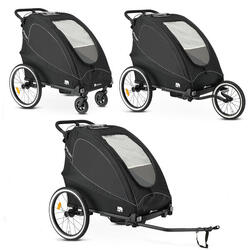 Deryan Luxe Bicycle Trailer - remorque à vélo et landau - 1 personne