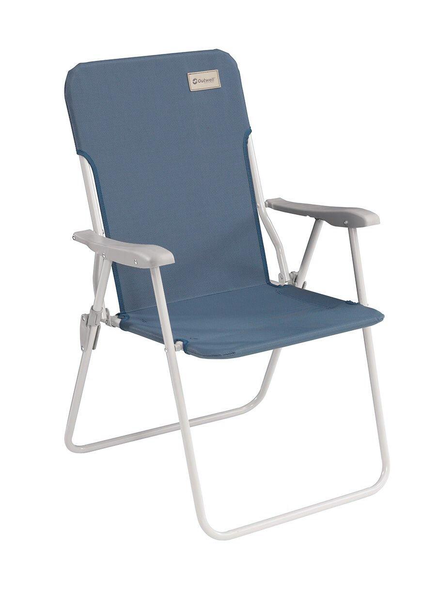 Outwell Chaise de camping pliable Blackpool Bleu océan 4/6