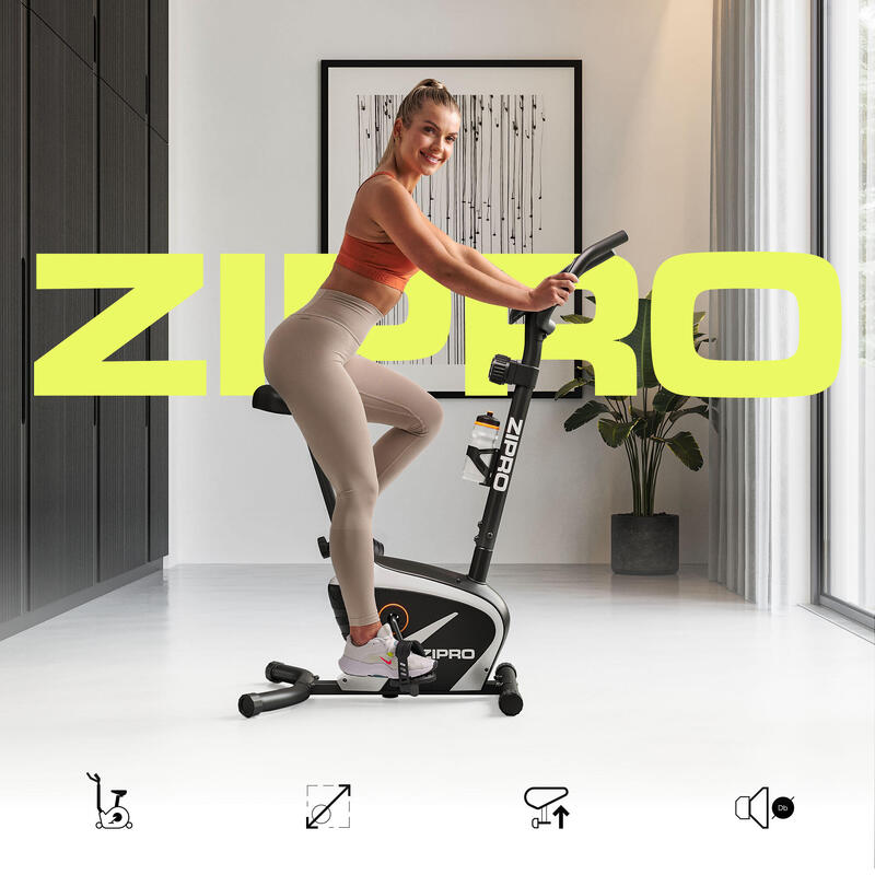 Bicicleta Estática magnética Zipro Beat volante de 6 kg para fitness