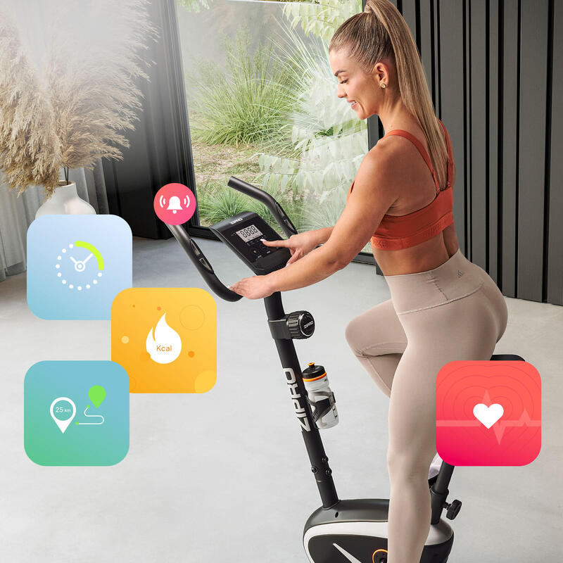 Bicicleta Estática magnética Zipro Beat volante de 6 kg para fitness