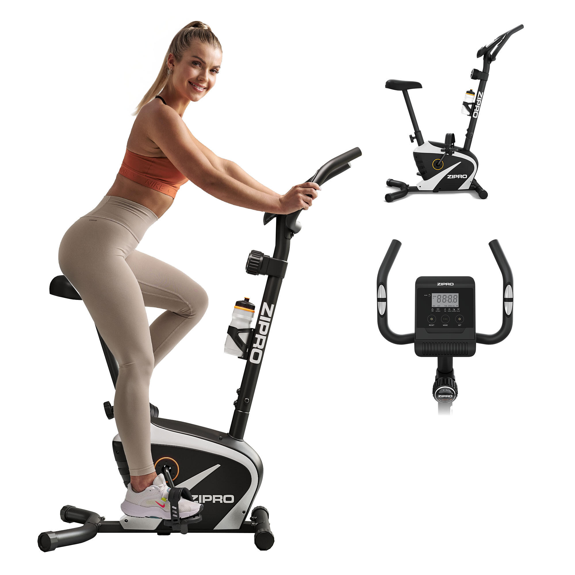 Bicicleta Estática magnética Zipro Beat volante de 6 kg para fitness