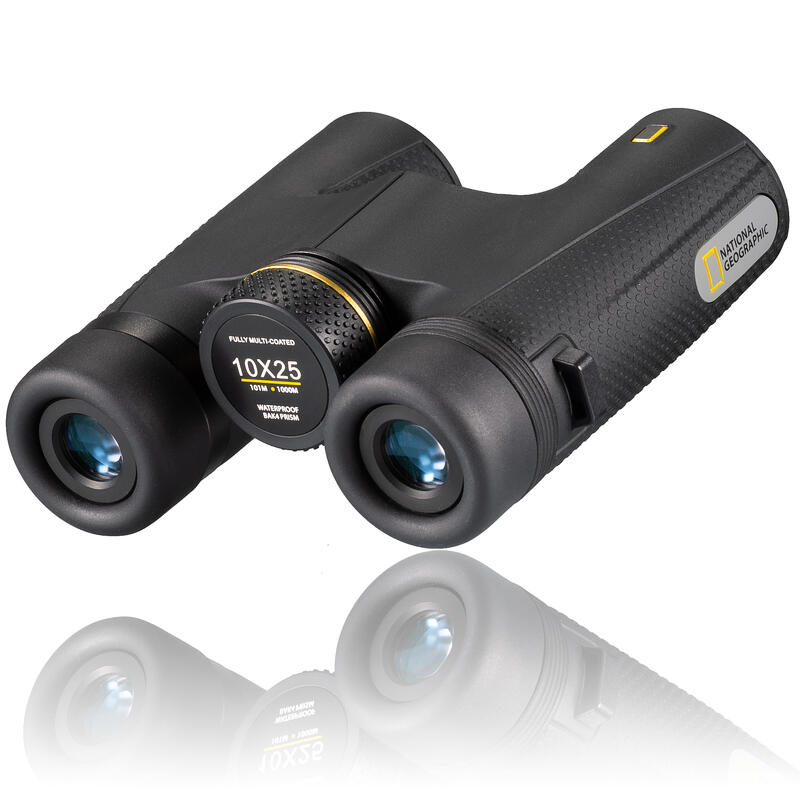 Jumelles de poche NATIONAL GEOGRAPHIC 10x25 avec prismes BaK-4 de haute qualité