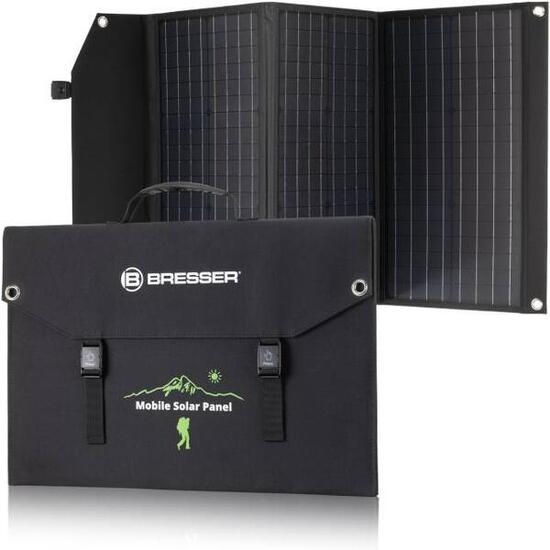 Mobiles Solar-Ladegerät 90 Watt mit USB- u. DC-Anschluss