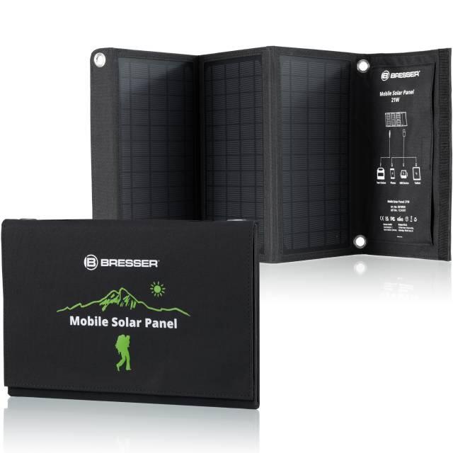 Painel Solar - Carregador Portátil 21W BRESSER