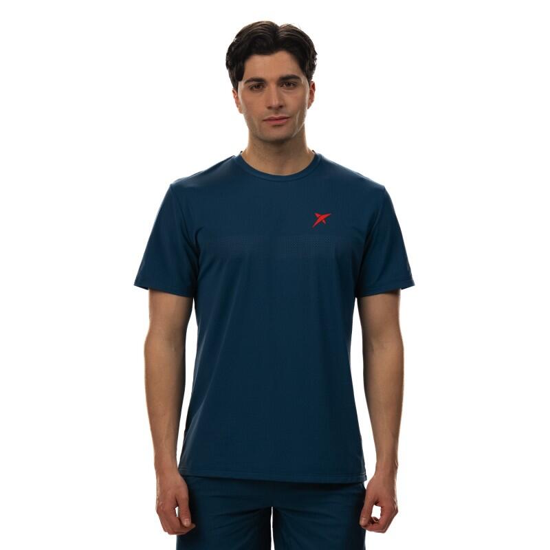 Drop Shot - Drop Shot Egan T-shirt - T-shirt Manches Courtes - Bleu - 44 L - Decathlon