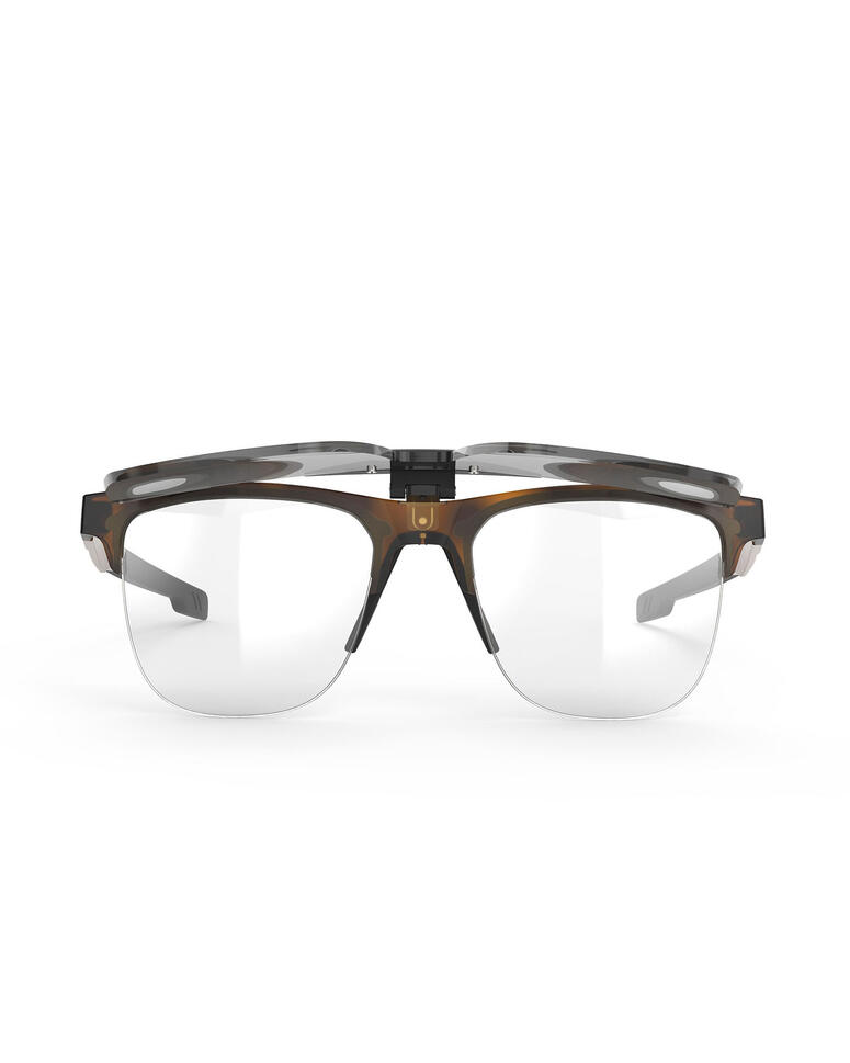 Okulary Rudy Project INKAS FLIP UP XL HALF RIM SHAPE B DEMI TURTLE SMOKE BLACK