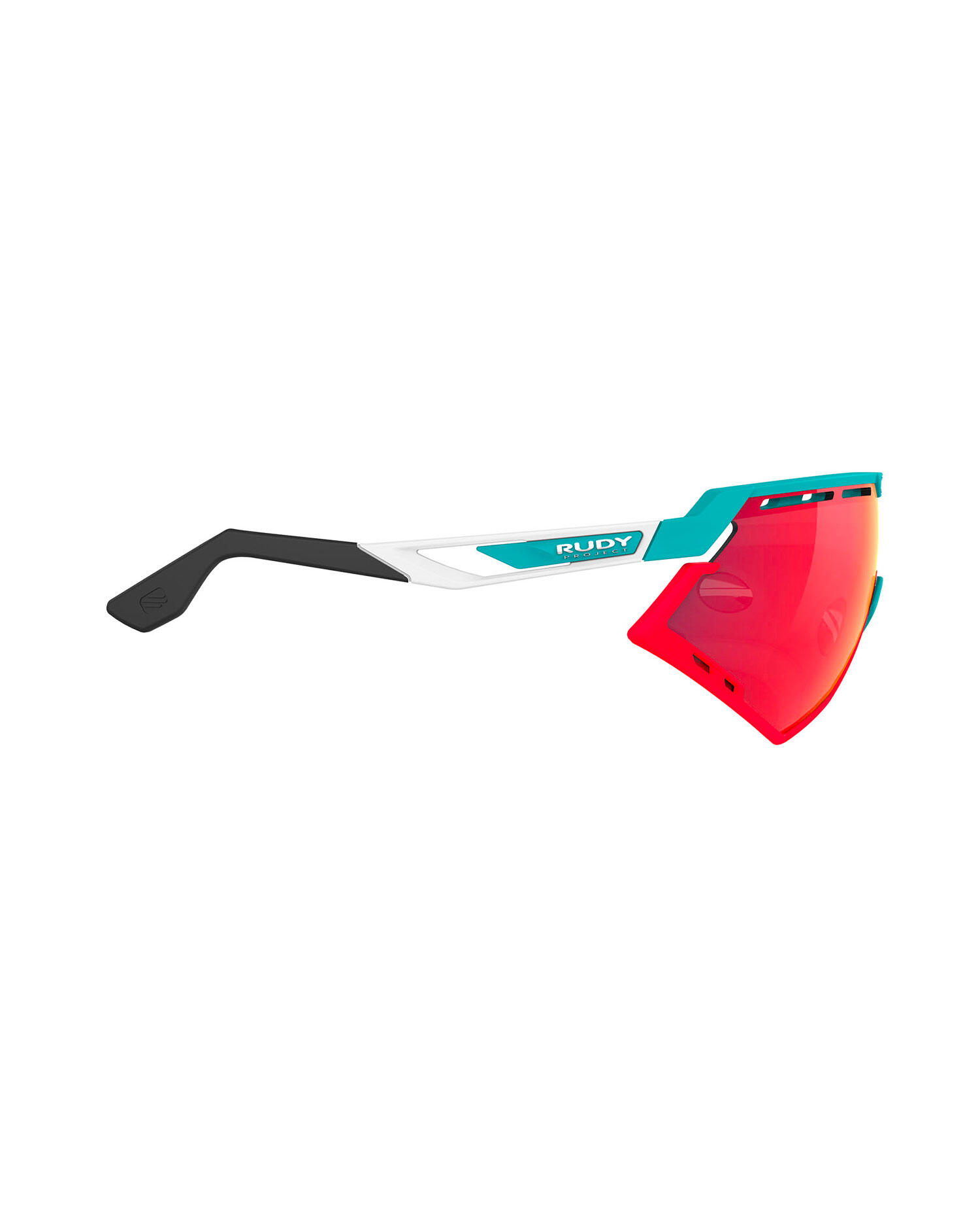 Okulary Rudy Project DEFENDER EMERALD WHITE MATTE - Multilaser Red 3/7