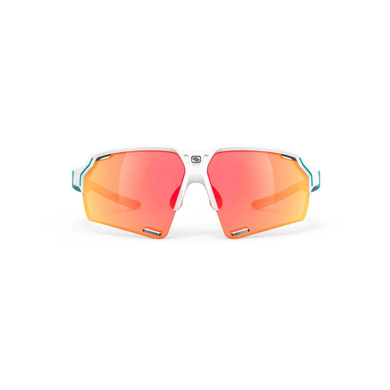 Okulary Rudy Project DELTABEAT WHITE EMERALD MATTE - Multilaser Orange