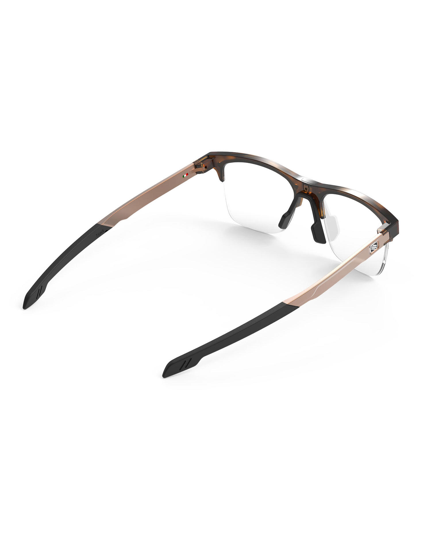 Okulary Rudy Project INKAS HALF RIM Demi Turtle Gloss SHAPE A  - DEMO LENSES 2/3