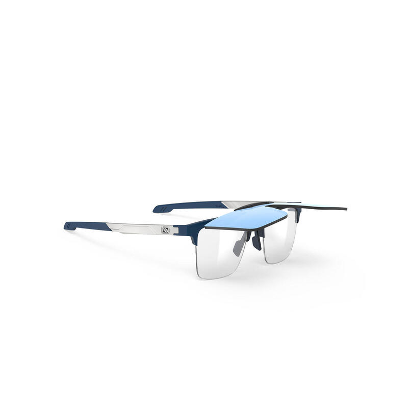 Okulary RUDY PROJECT INKAS FLIP UP XL HALF RIM SHAPE A BLUE NAVY MATTE - ICE
