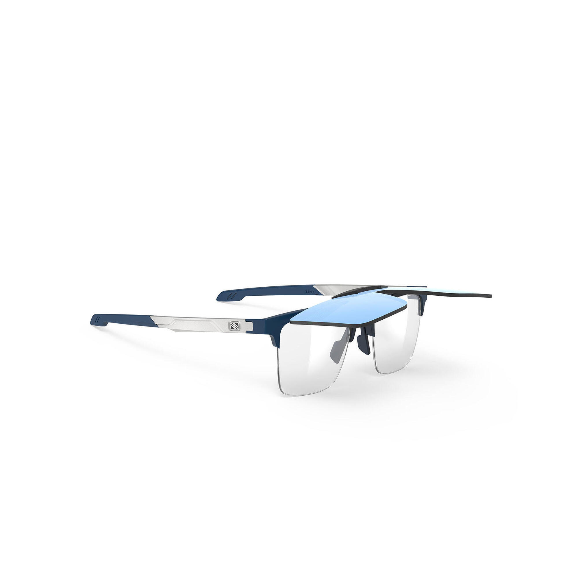 Okulary RUDY PROJECT INKAS FLIP UP XL HALF RIM SHAPE A BLUE NAVY MATTE - ICE