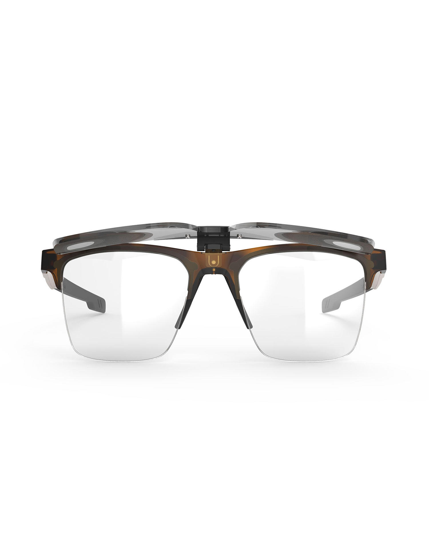 Okulary RUDY PROJECT INKAS FLIP UP XL HALF RIM SHAPE DEMI TURTLE GLOSS SMOKE 2/3