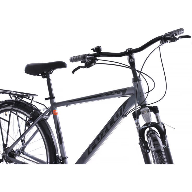 Rower trekkingowy 28 Fuzlu Escape 1.0 Men (20") grafit/czarny/czarny mat
