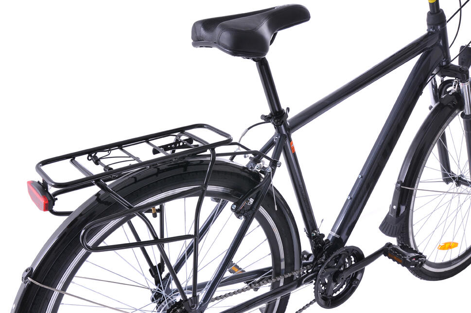 Rower trekkingowy 28 Fuzlu Escape 1.0 Men (20") grafit/czarny/czarny połysk