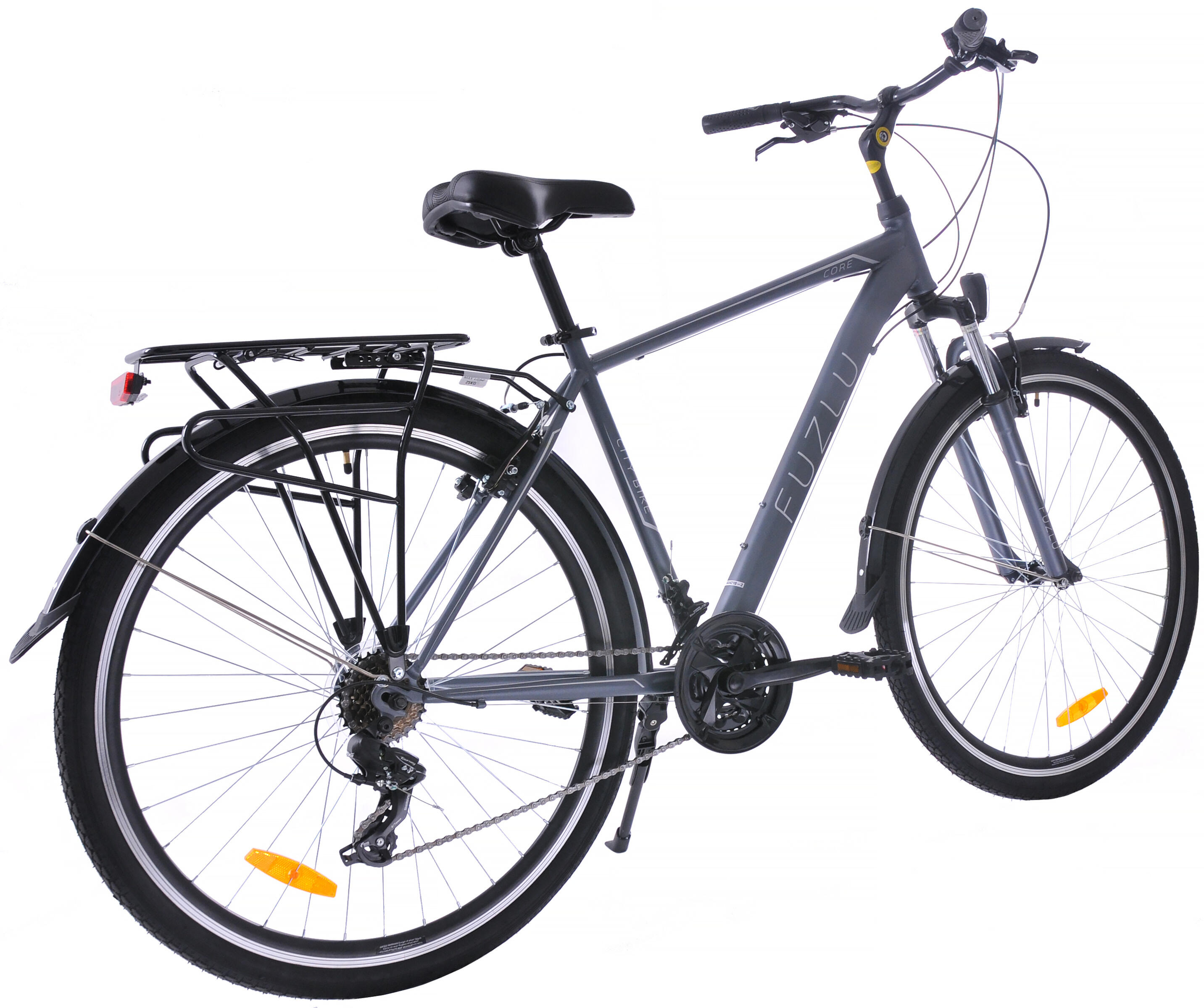 Rower trekkingowy 28 Fuzlu Core Men amor. (20") szaro-srebrny/ ciemny grafit mat 2/4