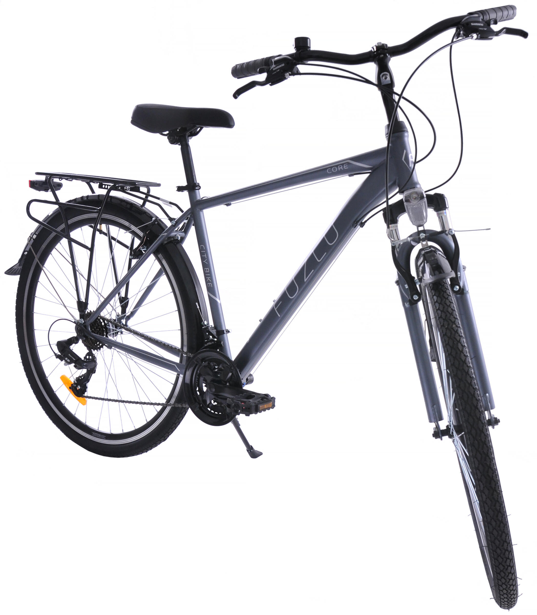 Rower trekkingowy 28 Fuzlu Core Men amor. (20") szaro-srebrny/ ciemny grafit mat 4/4