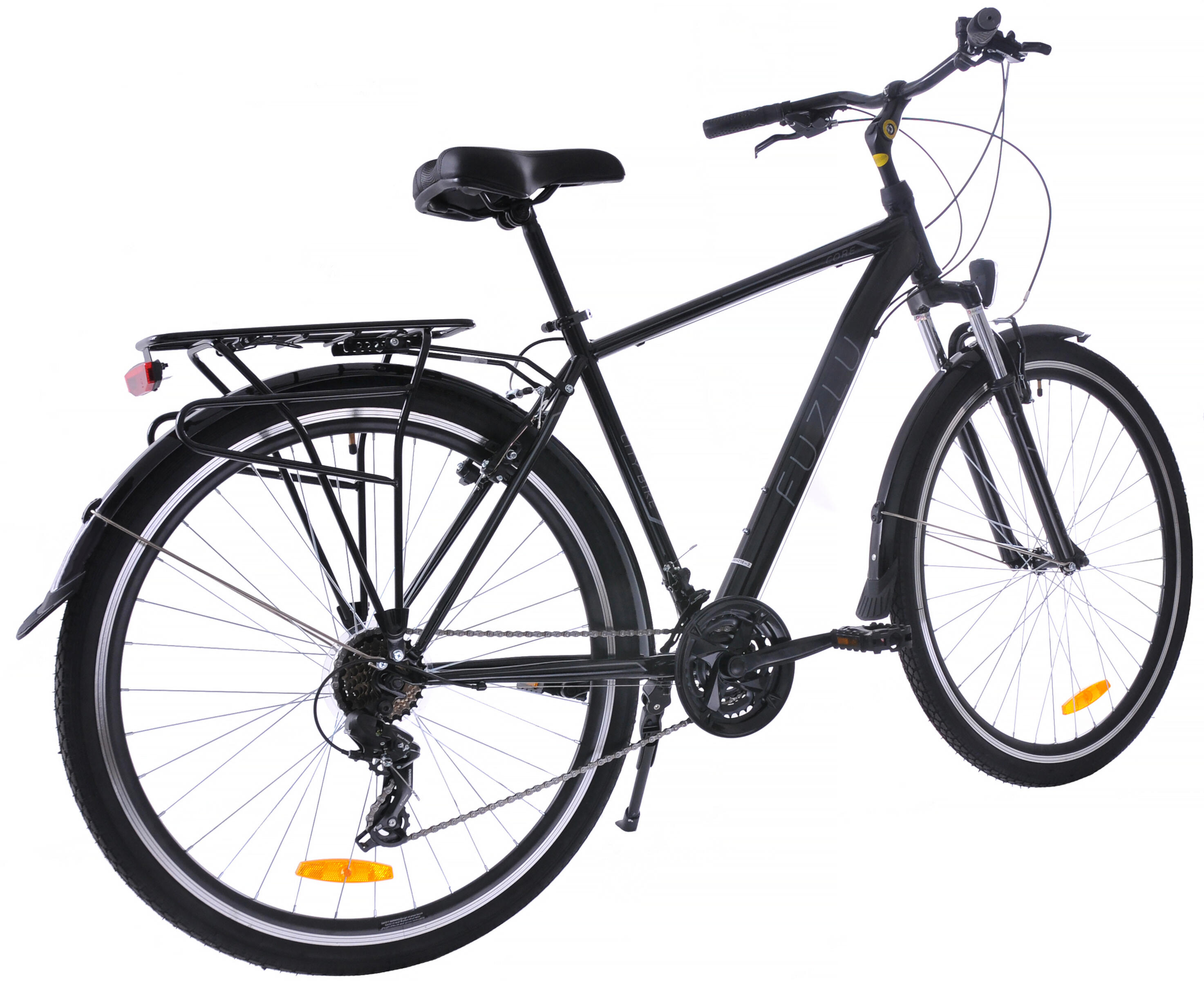 Rower trekkingowy 28 Fuzlu Core Men amor. (20")  czarny/srebrny/srebrny połysk 2/4
