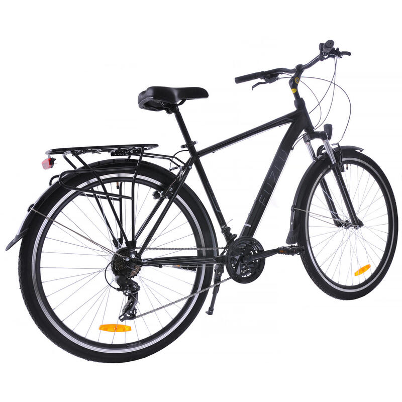 Rower trekkingowy 28 Fuzlu Core Men amor. (20")  czarny/srebrny/srebrny połysk