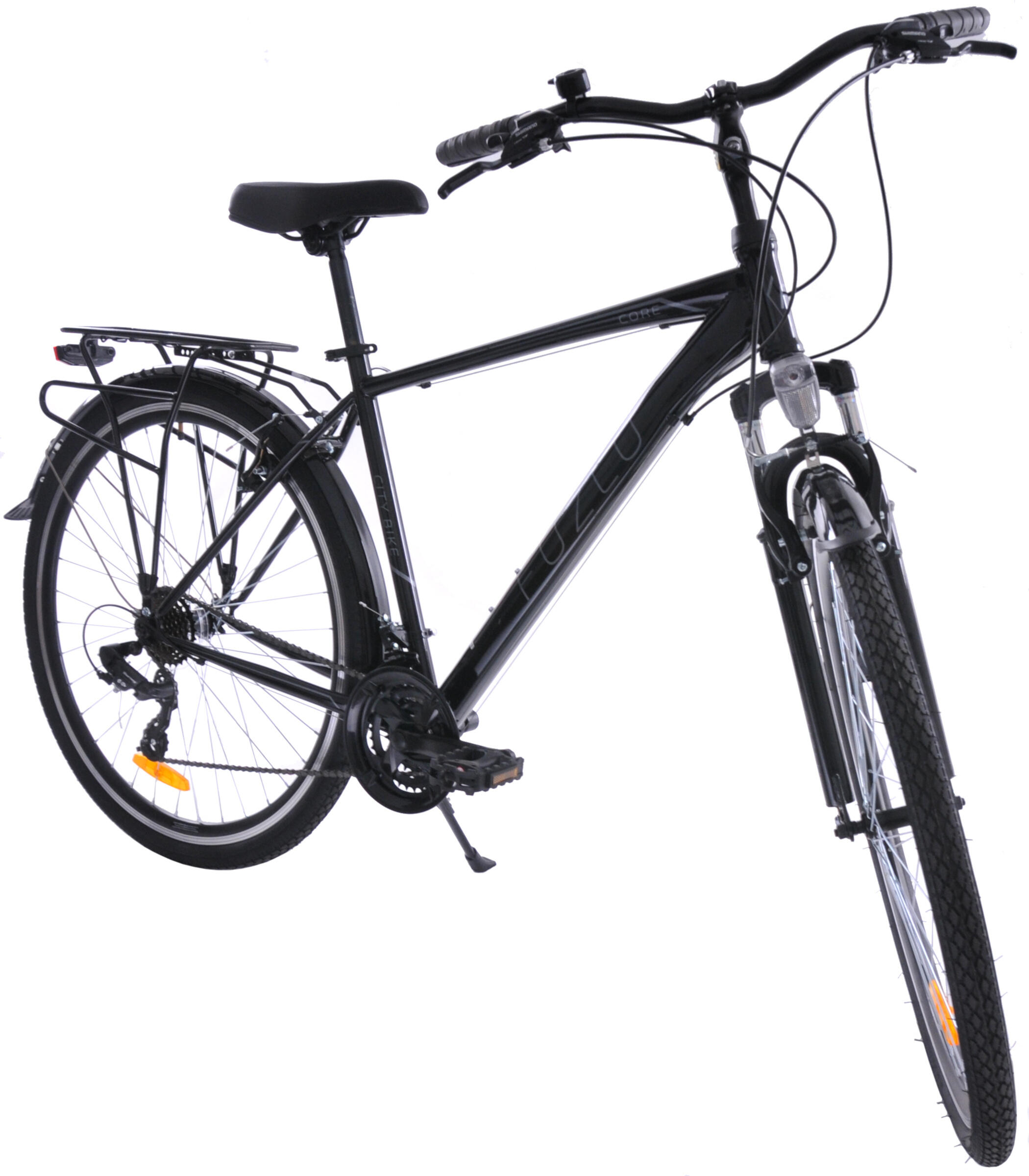 Rower trekkingowy 28 Fuzlu Core Men amor. (20")  czarny/srebrny/srebrny połysk 4/4