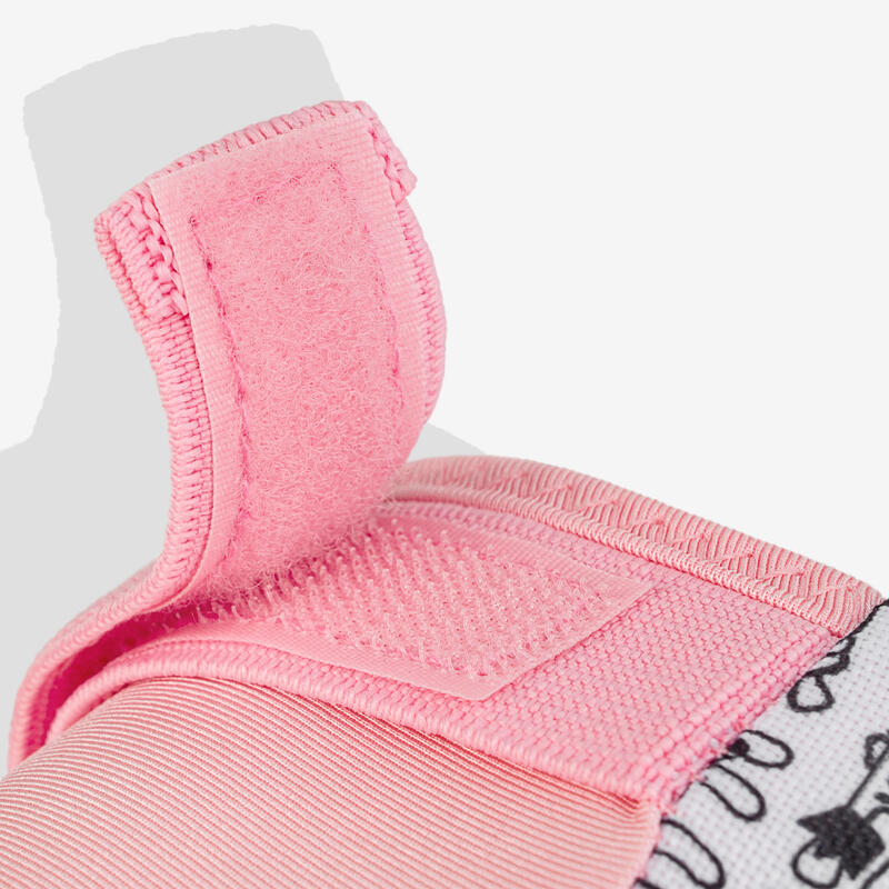 Protège-enfants Cariboo Jump M 2-pack (rose et blanc) -4792