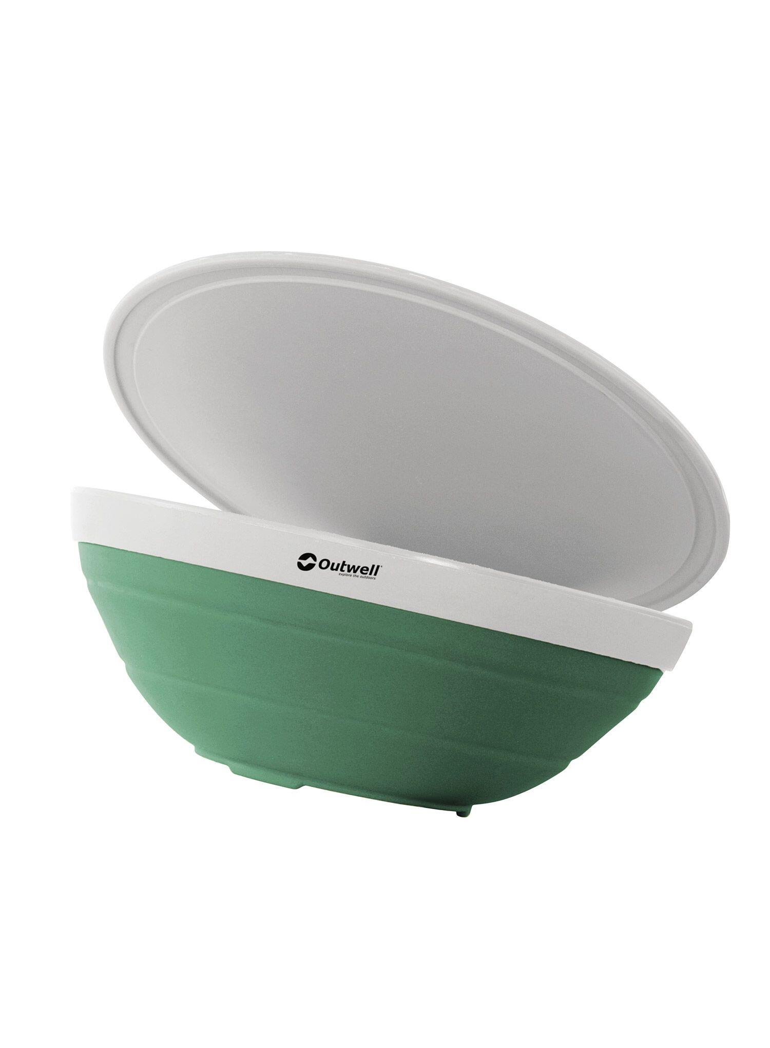 Saladier et passoire pliables Outwell Shadow Green 5/6