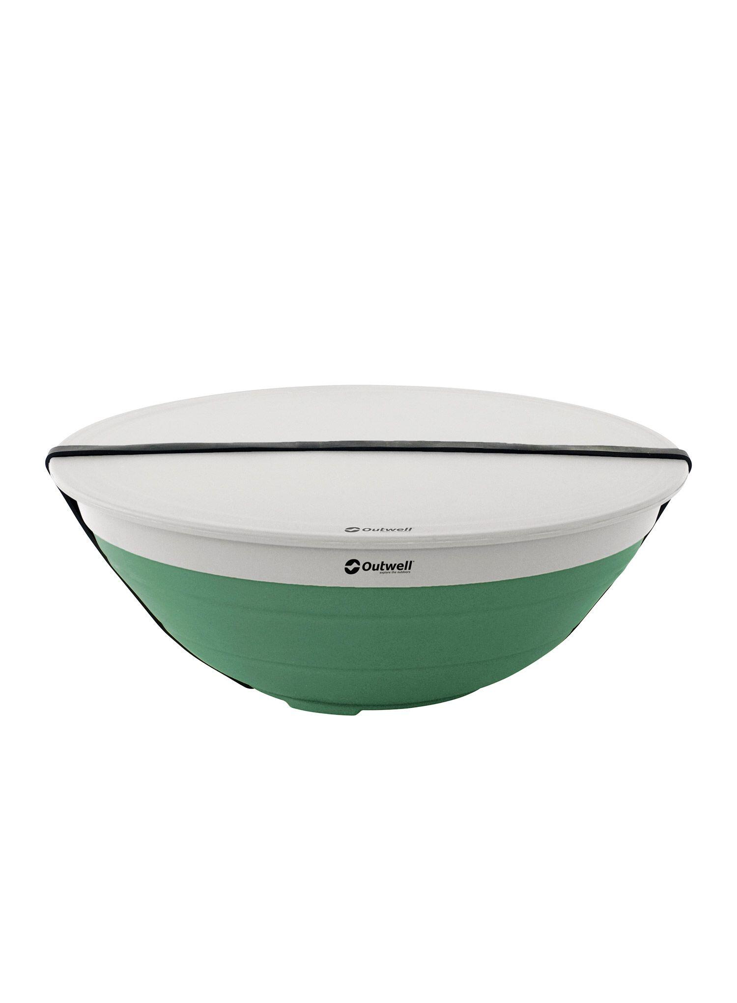 Saladier et passoire pliables Outwell Shadow Green 2/6