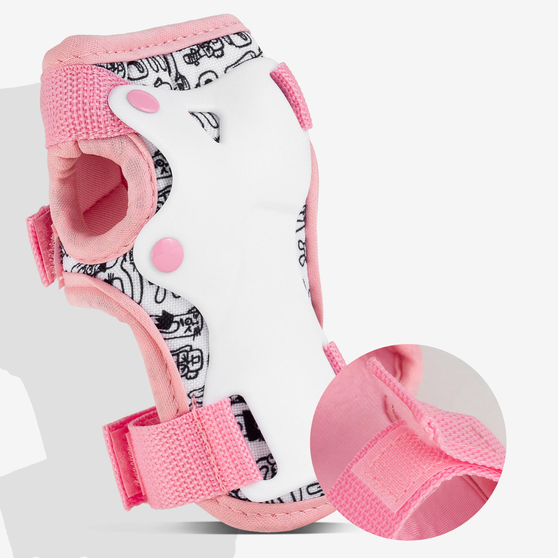 Protectores infantiles Cariboo Jump S 3-pack (rosa y blanco) -4808 4/7