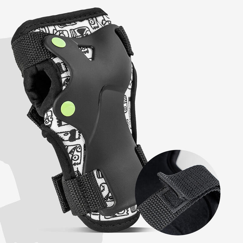 Ochraniacze dla dzieci Cariboo Jump S 3-pack (zielono-niebieskie) -4846