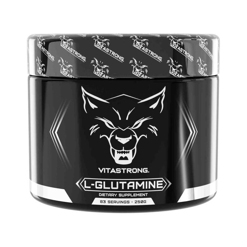VITASTRONG Glutamina 100% KYOWA QUALITY® Stimola il GH, pura e ultrafina, senza additivi